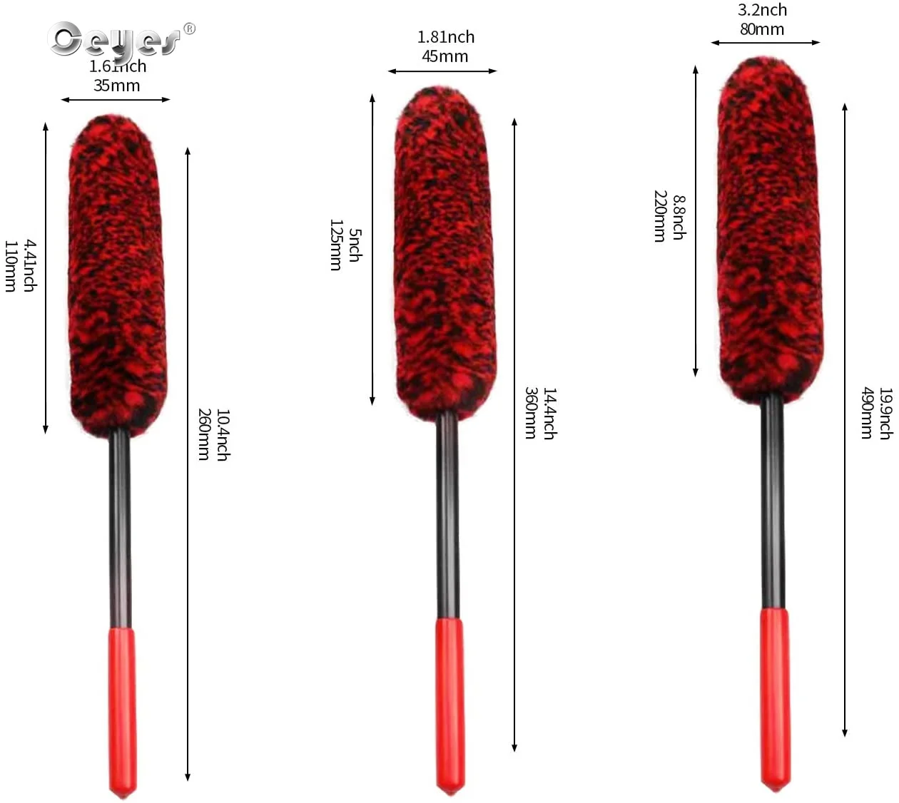 Car detailing brush set wheel cleaning brush car cleaning tool wheel brush wheel tire cleaning brush car wheel woolies plush soft alloy wheel cleaning brush for auto motorcycle maintenance care clean tool
