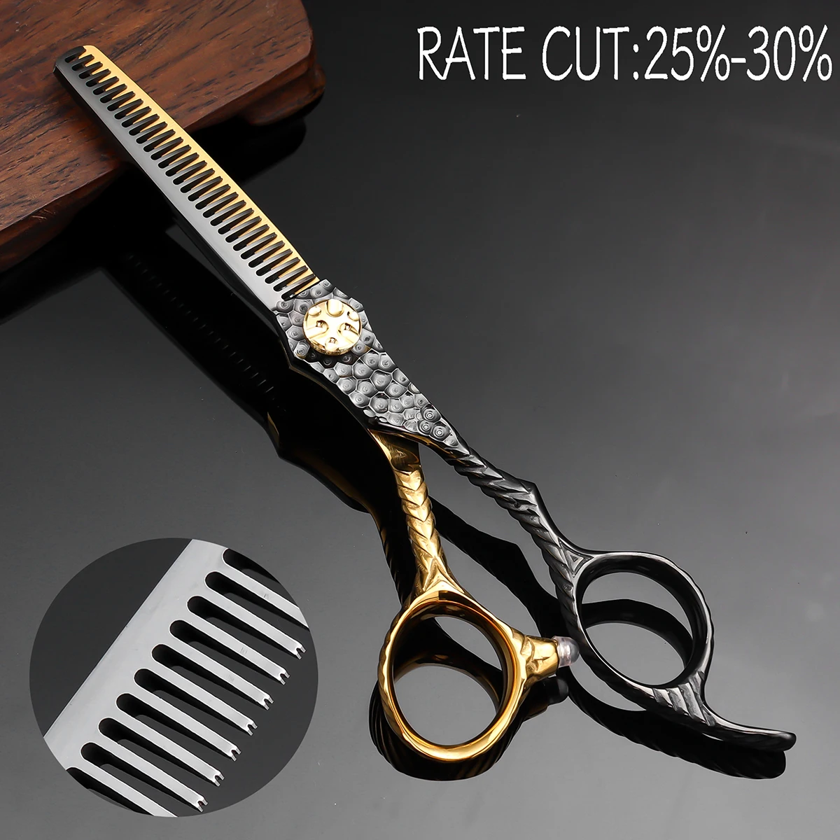 ヘアカットシザー、6インチプロフェッショナルJP 440cスチールシザー