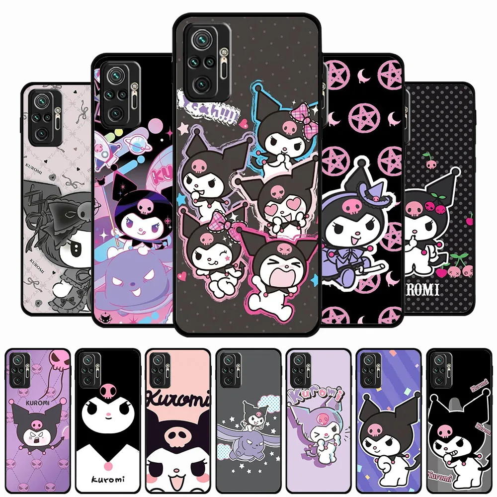 Custodia Morbida Per Iphone X Xs Xr 7 8 11 13 14 Mini Pro Max Plus Al-17 Cute Kuromi