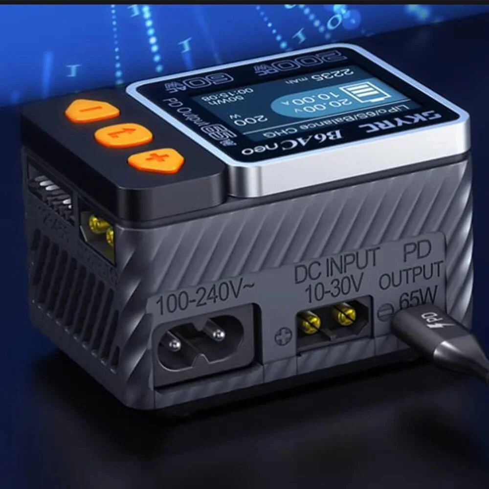 SKYRC B6AC NEO スマート充電器 AC 60 ワット DC 200 ワット 10A