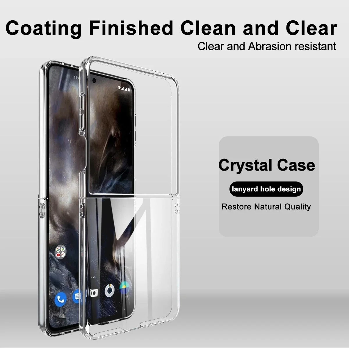 Ultra Clear Shockproof Transparent Hard Case - Durable Protective Shell