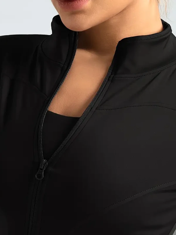 Fitness jacket, women's tight quick-drying top, autumn