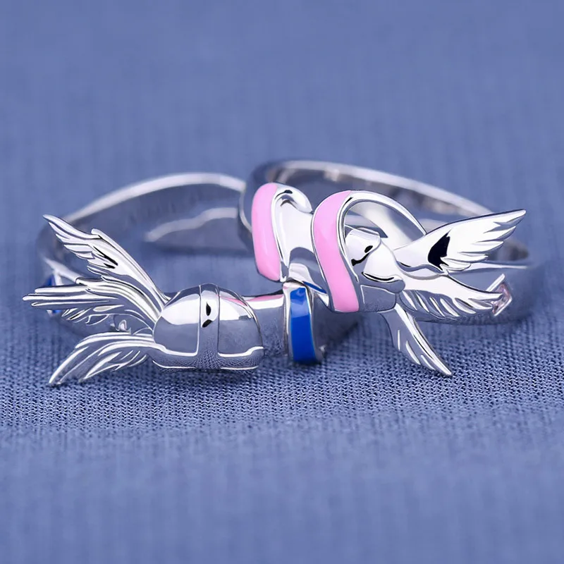Anime Cartoon Digimon Digital Monster Cherubimon Ring Angel Angewomon Cosplay Accessories Metal Unisex Gifts anime ring