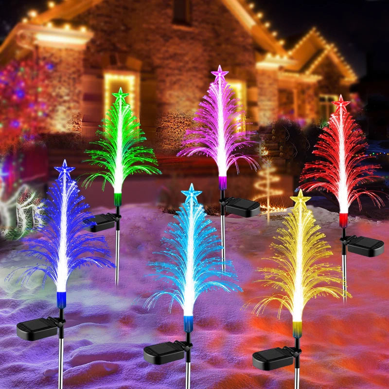 Solar Lights Solar Christmas Pathway Lights LED Outdoor Waterproof Xmas Decor Yard Garden Patio Lawn Stake Lights