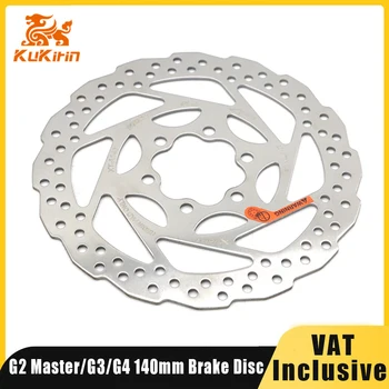 Disco freno originale da 140 mm per scooter elettrico KuKirin G2 Master G3 G4 Freno a disco a 6 fori Kugookirin Pezzi di ricambio