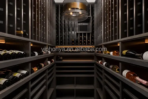 Nordic Style Walk In Living Room Caller Customize Size Wine Cabinets Home Wine Bar Stainless Steel Cabinet with Rack