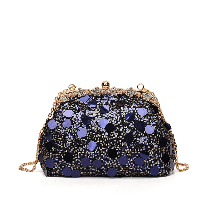 

Women Fashion Clutch Purse Sequin Elegant Multicolor Evening Bag Lady Wedding Party Clutch Handbag Female Chain Shoulder Bag2023