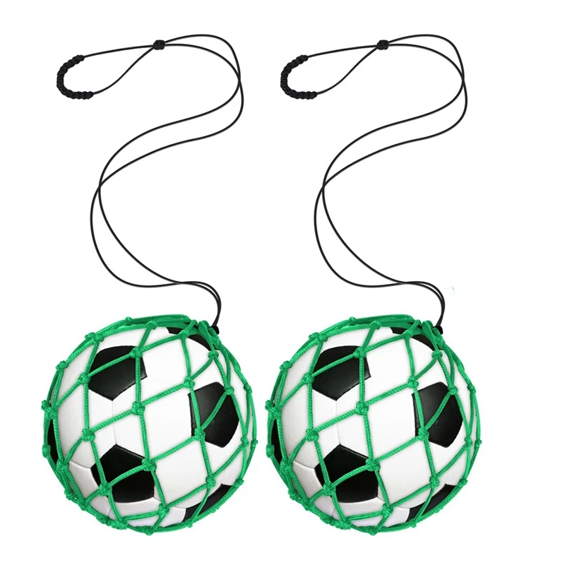 

2PCS Football Kick Trainer Soccer Ball Net Kicker, For Ball Size 3, 4, 5, Solo Soccer Kick Practice Training Aid