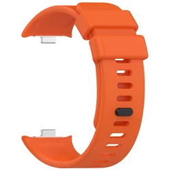 Redmi Watch 4 Premium Protective Strap Set with Tempered Glass and Plated Silicone Band (2 orange)