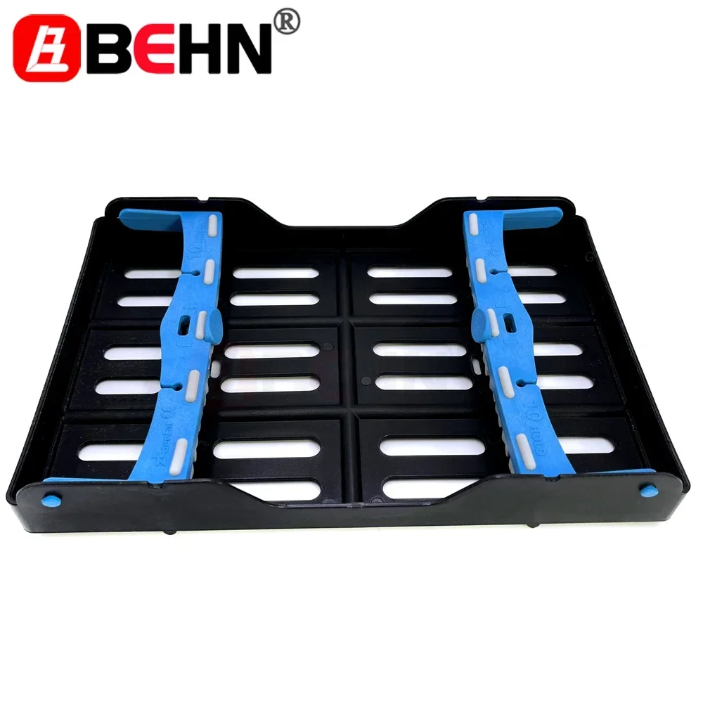 

10 Handle Tool Holders Cage Cassette Rack Tray Holder Dental Instruments Sterilization Box For Disinfection Placing Autoclavable