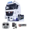 LESU 8X8 RC Tractor Truck Model W/ Metal Chassis 1/14 4 Axles 3363 RTR Radio Control Car Assembled Light Sound System THZH1537 2