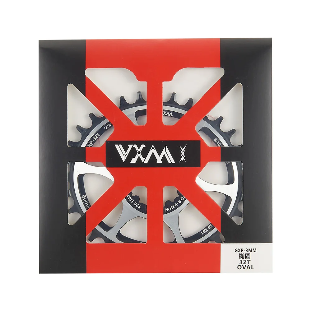 VXM Ovales Kettenblatt 3mm 6mm Offset, Direktmontage für XX1 Eagle X01 X1 X0 X9,32T 34T 36T, MTB Fahrrad Rennrad – Detail 6