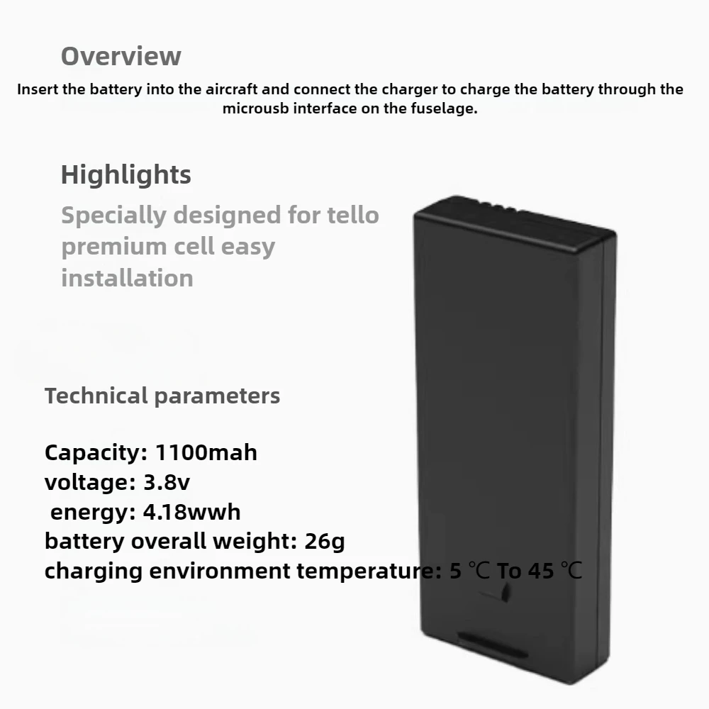 Batterie drone rechargeable haute capacité insérée dans un drone, prête pour le décollage.
