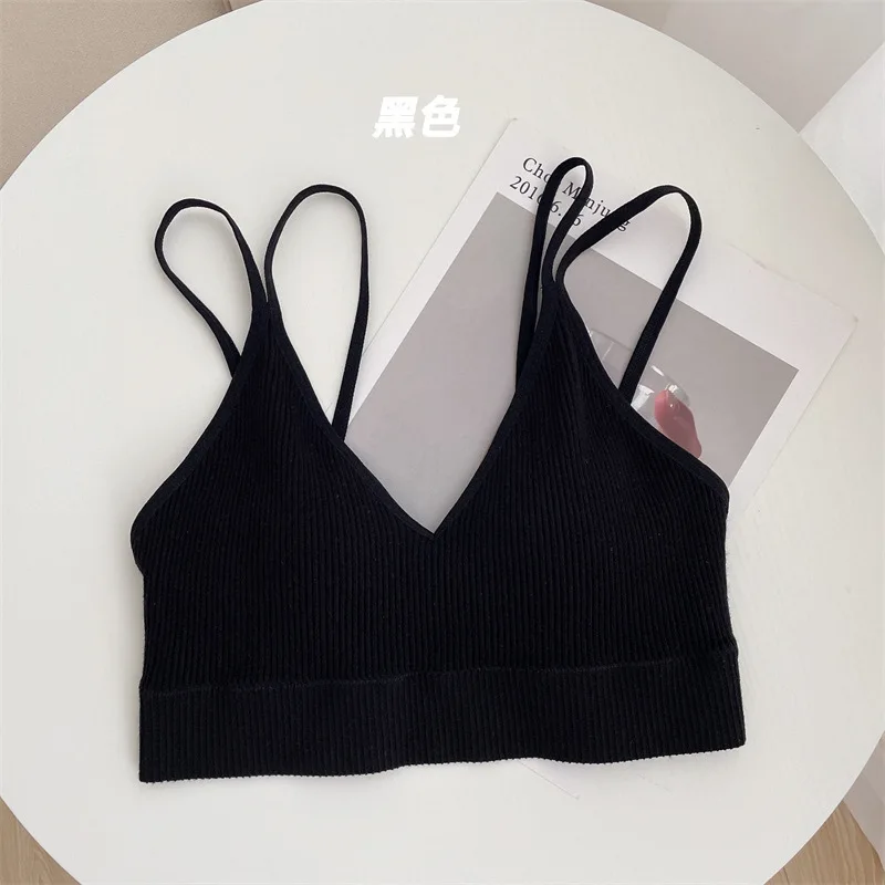 Women's Cotton Bra Tube Tops Striped Push Up Bra Girls Outdoor Summer Top Female Sports Tank Up Lingerie women lingerie bra women tank tops women tube tops