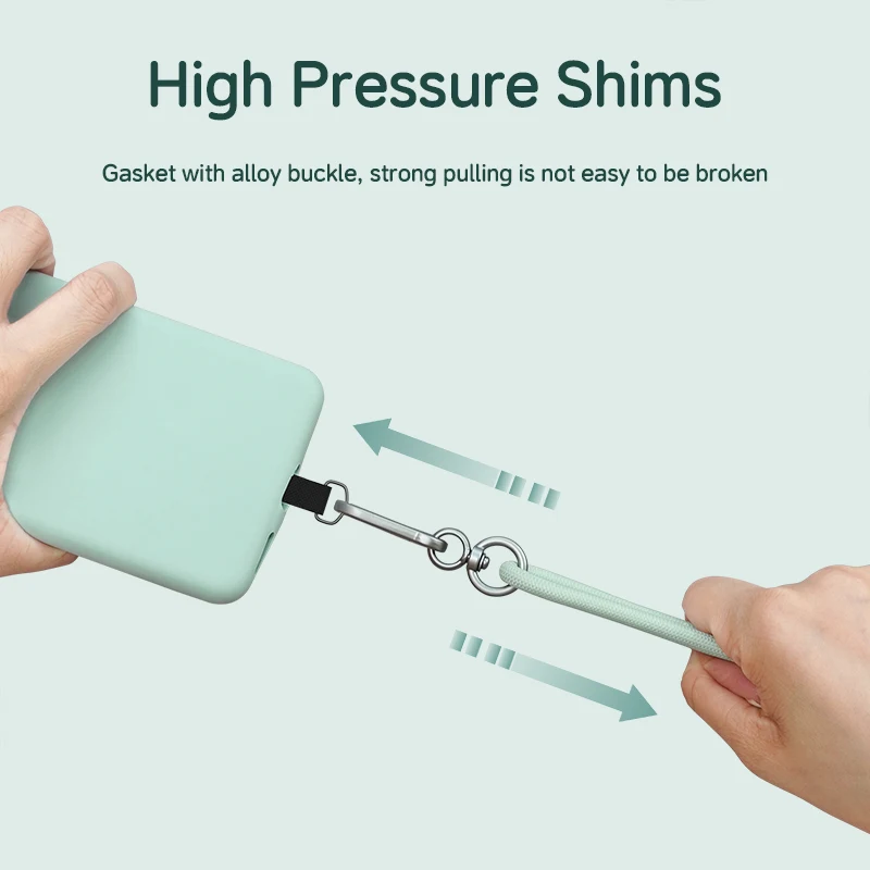 Hagibis Universal Phone Lanyard USB C Cable 2 in 1 Phone Strap C to C/C to L Charging Cord for iPhone 16/17 Pro Max Most Phones