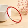 Nouveau bracelet porte-bonheur en cordon 7 couleurs pour hommes et femmes, tissu de qualité A, cordon fin de 3 mm, bracelet cadeau de mariage, bracelet d'amitié, Pulsera Roja