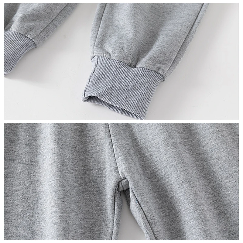 XUANMU Spring Autumn Boys' Sports Pants Solid Color Jogger Pants Casual Elastic Cuffed Trousers for Kids XB092_voghion.com