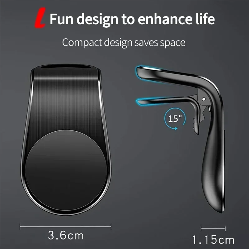 Magnetic Car Phone Holder Folding Mount