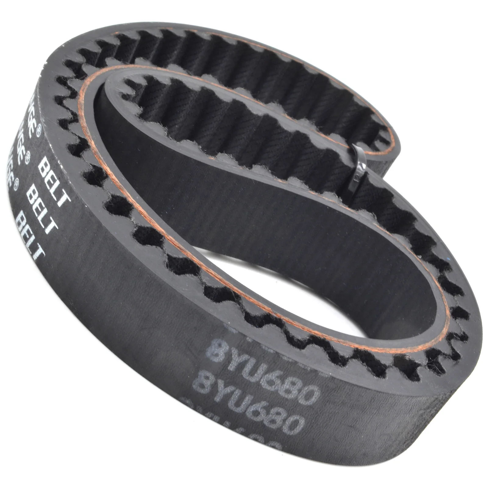 POWGE 2PCS 8YU Timing belt Lp= 480 520 560 600 608 616 632