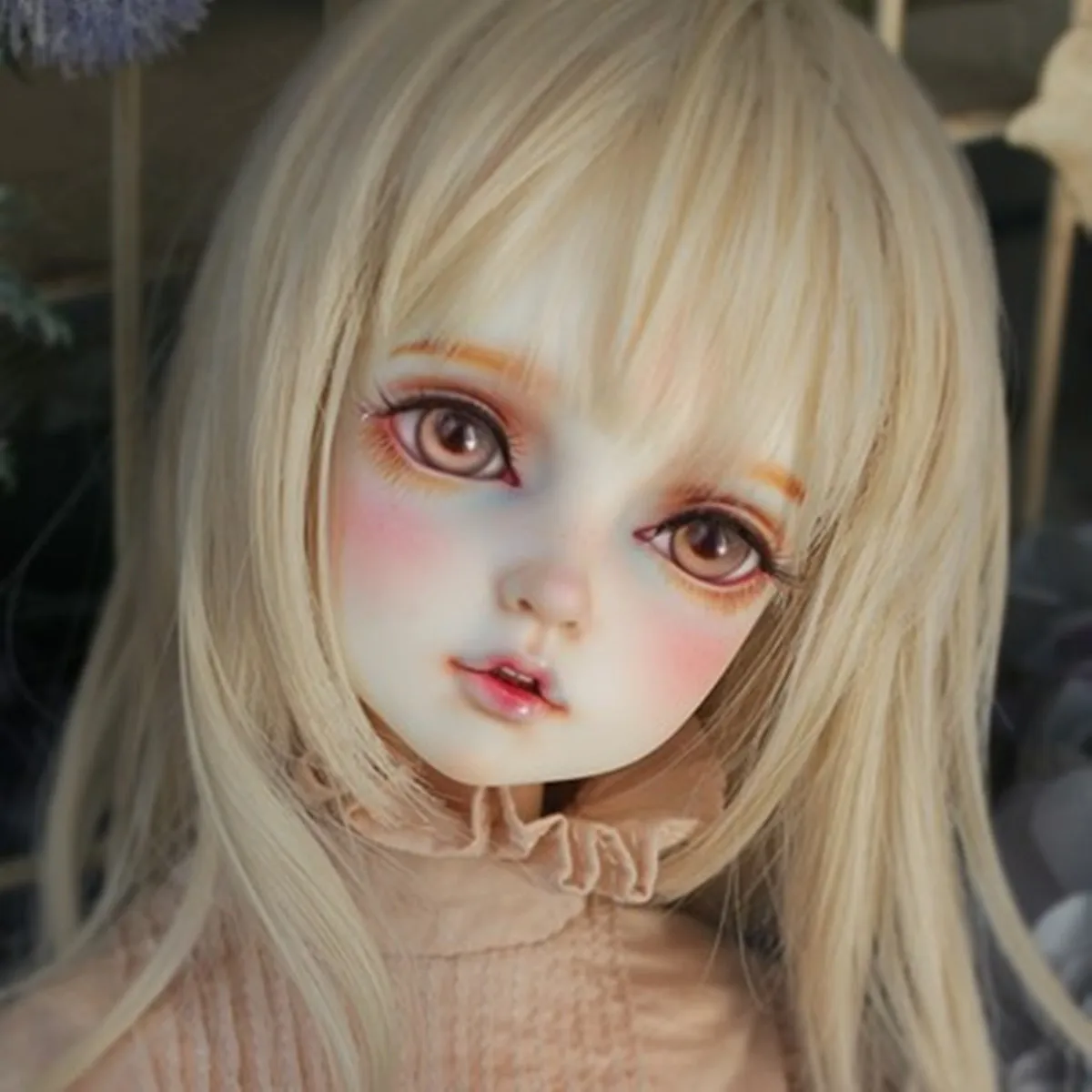

New Bamboo Bambi Cute Girl 1/3 60cm Bjd sd doll ratio limited set of single head with big sd10 can be child made up