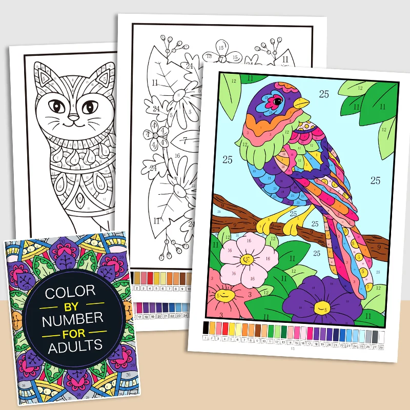 Color by Number Book 5