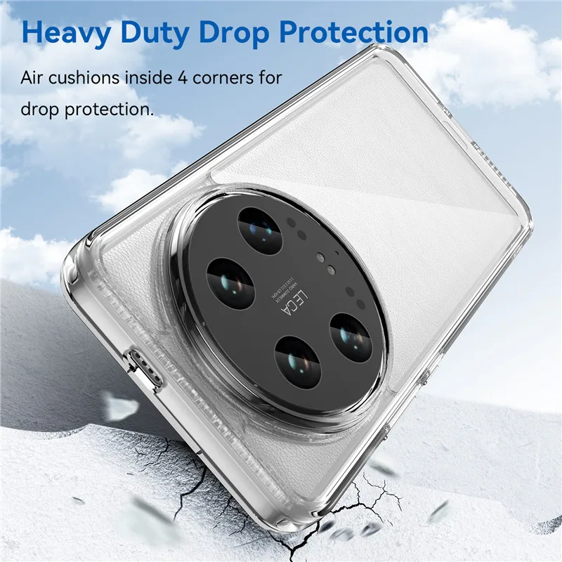 Per Xiaomi 14 Ultra Case Xiaomi Mi 14 Ultra Cover Tpu Border Acrilico Backplane Custodie Protettive Per Xiaomi 14 Pro Funda