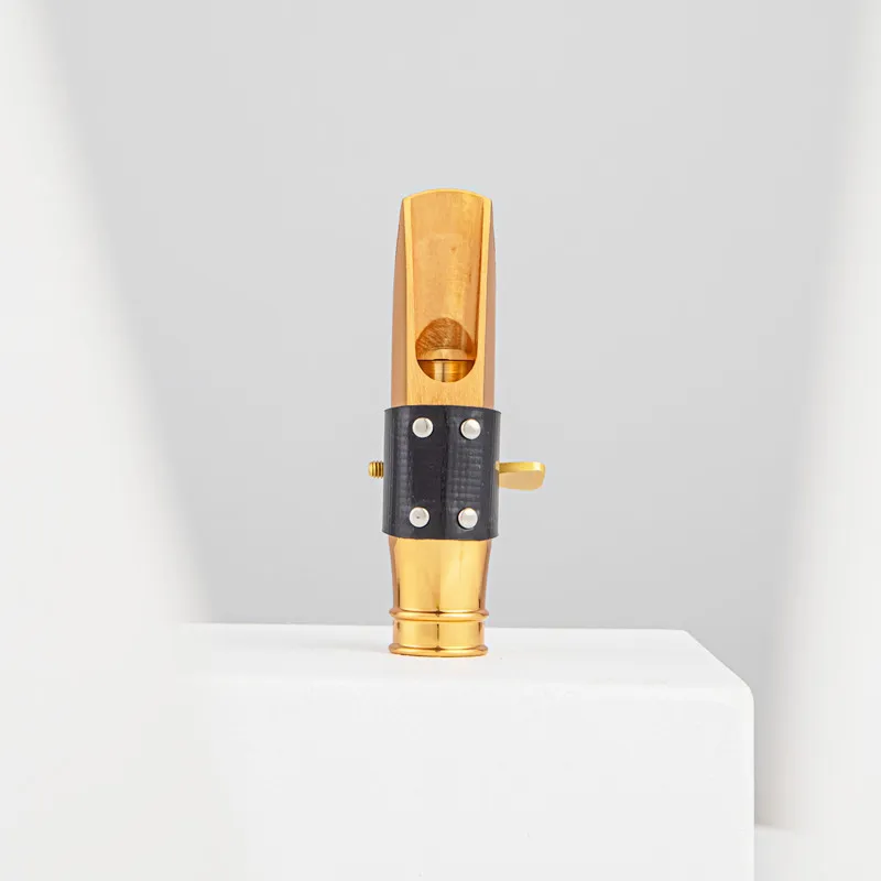 High Quality Professional Tenor Soprano Alto Saxophone Metal Mouthpiece Gold and Sliver Plated Pieces Accessories Size 56789