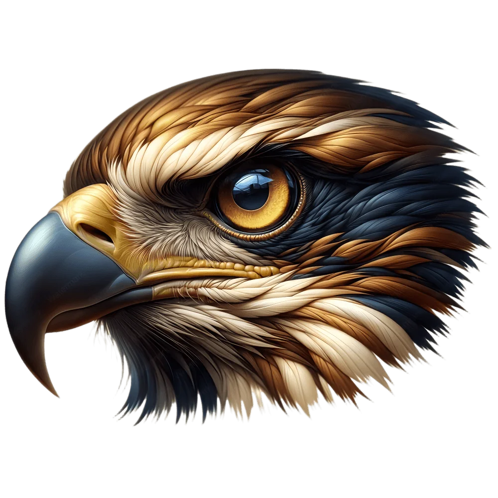 Decoration Mural Living Room Wallpaper Funny Decal Eagle Eye E25
