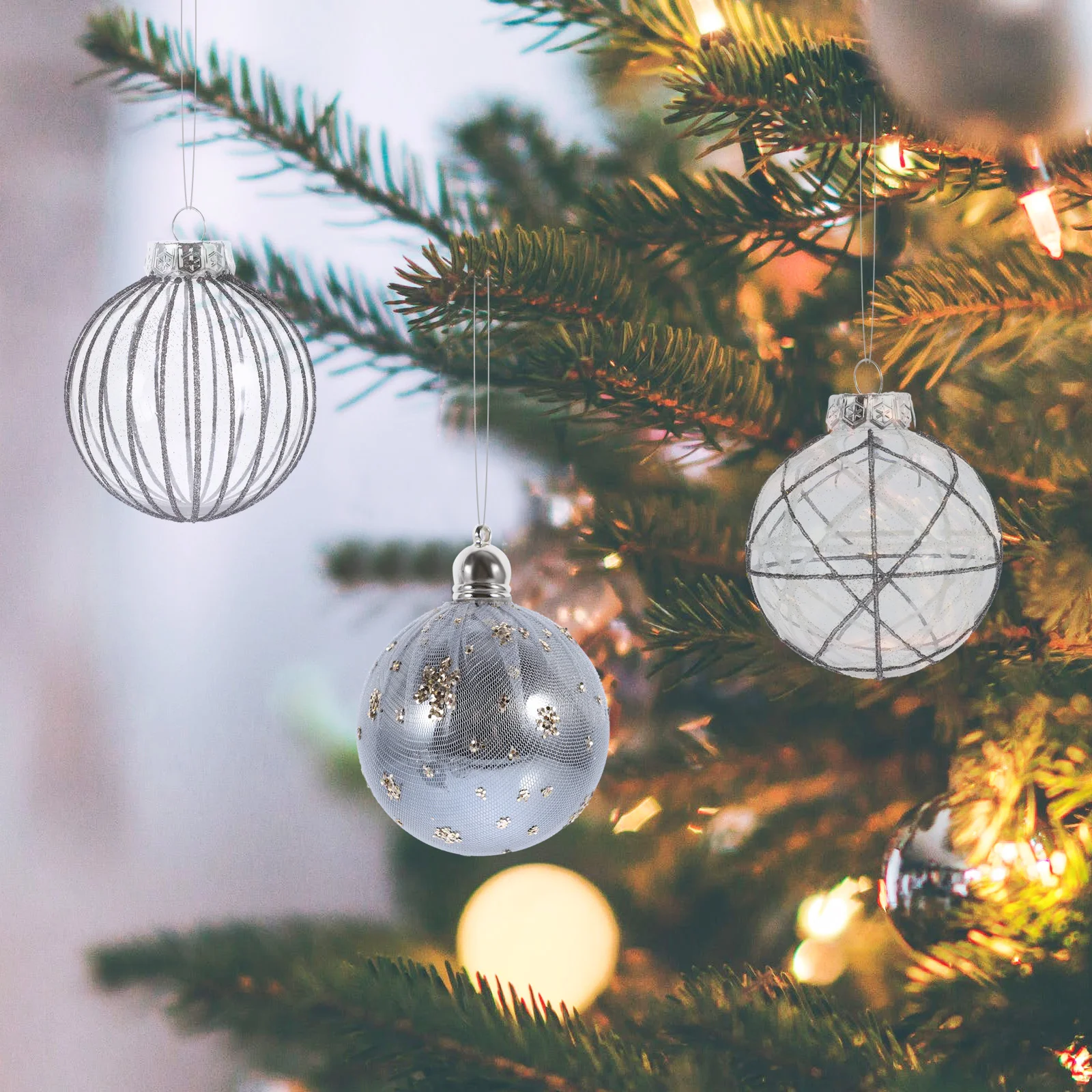 

Christmas Balls Xmas Hanging Decor Decorative Adornment Pendants Party Decorations Tree Ornament