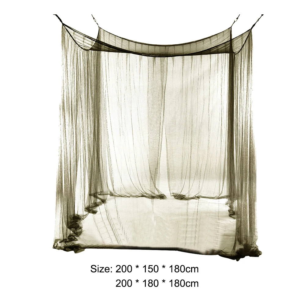 Outdoor Camping Mosquito Net Lightweight Huge Hammock Bug Tarp Repellent Breathable Mesh Tent Insect Canopy Bed Curtain 200cm mosquito net