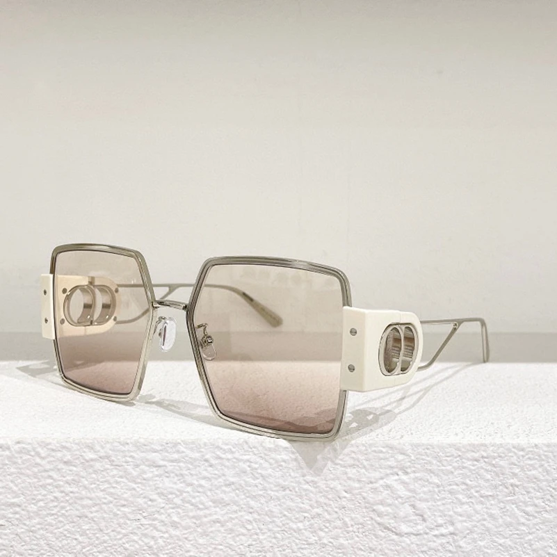 Gold Silver Metal Square Frame Gradient Lens High Quality Women's Sunglasses  30MONT Fashion Men's Prescription Glasses - AliExpress