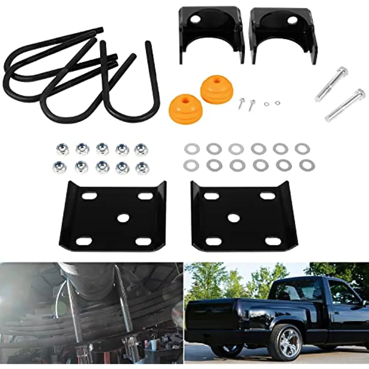 Chuangqian 6 "Assale Posteriore Flip Kit Pickup Truck Abbassamento Drop Kit Per Chevy Silverado C1500 E Gmc C1500 Half-Ton Trucks 1988-1998