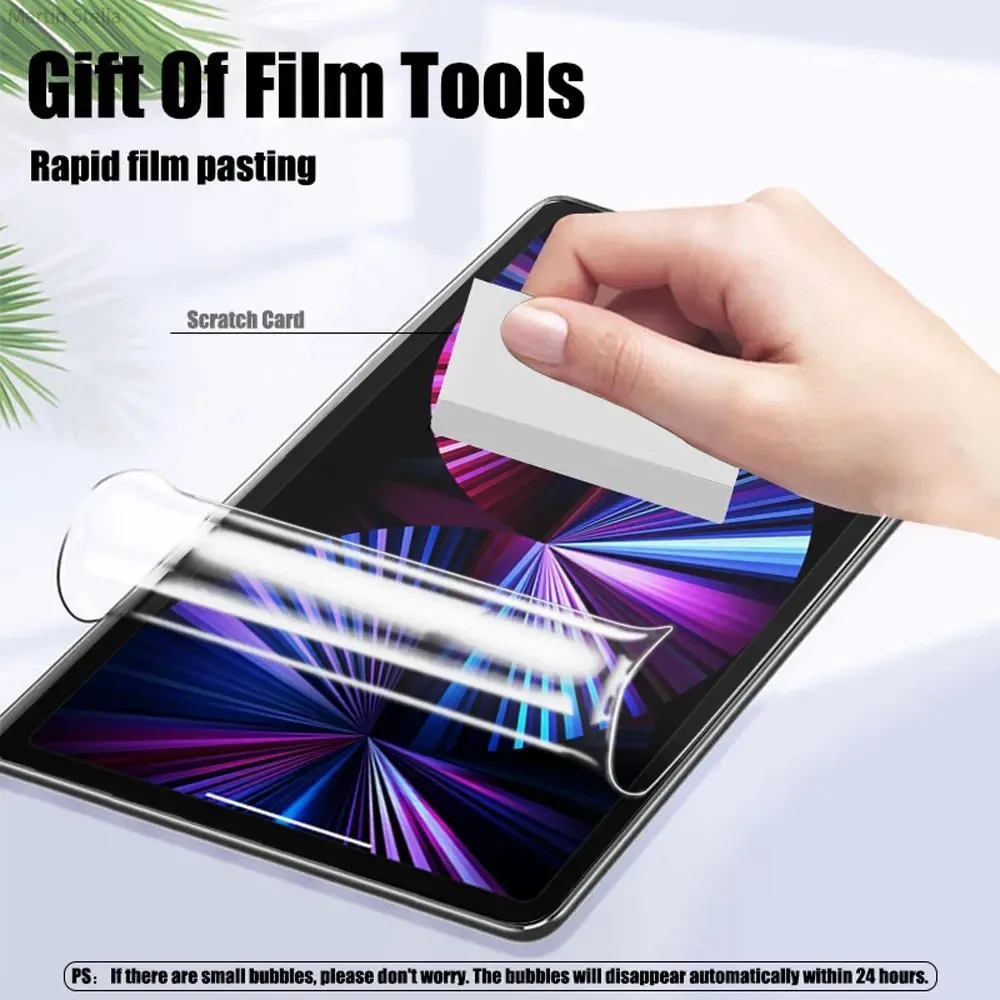 HD Hydrogel Film For Huawei Matepad 11.5 2023 Pro 13.2 Air 11.5 11 10.4 SE 10.1 10.4 T10S T10 Pro 11 10.8 M6 Screen Protector 4