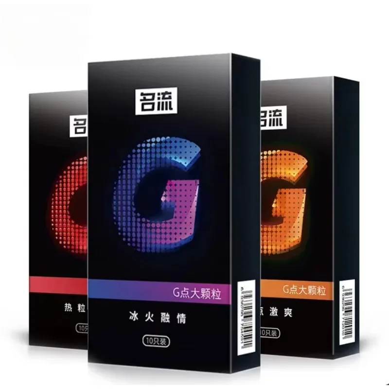 PERSONAGE 30Pcs/ 3 Box G spot Condoms Big Particle Stimulation G-point Penis Sleeve Delay Ejaculation Condones Contraception Men 1