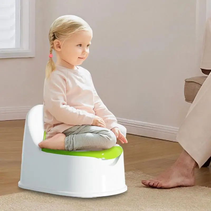 Kids Potty Chair Potty Training Seat With Urine Guard Slip-Resistant Base Removable Bowl Potty Seat For Boys And Girls Ages 0-6 4