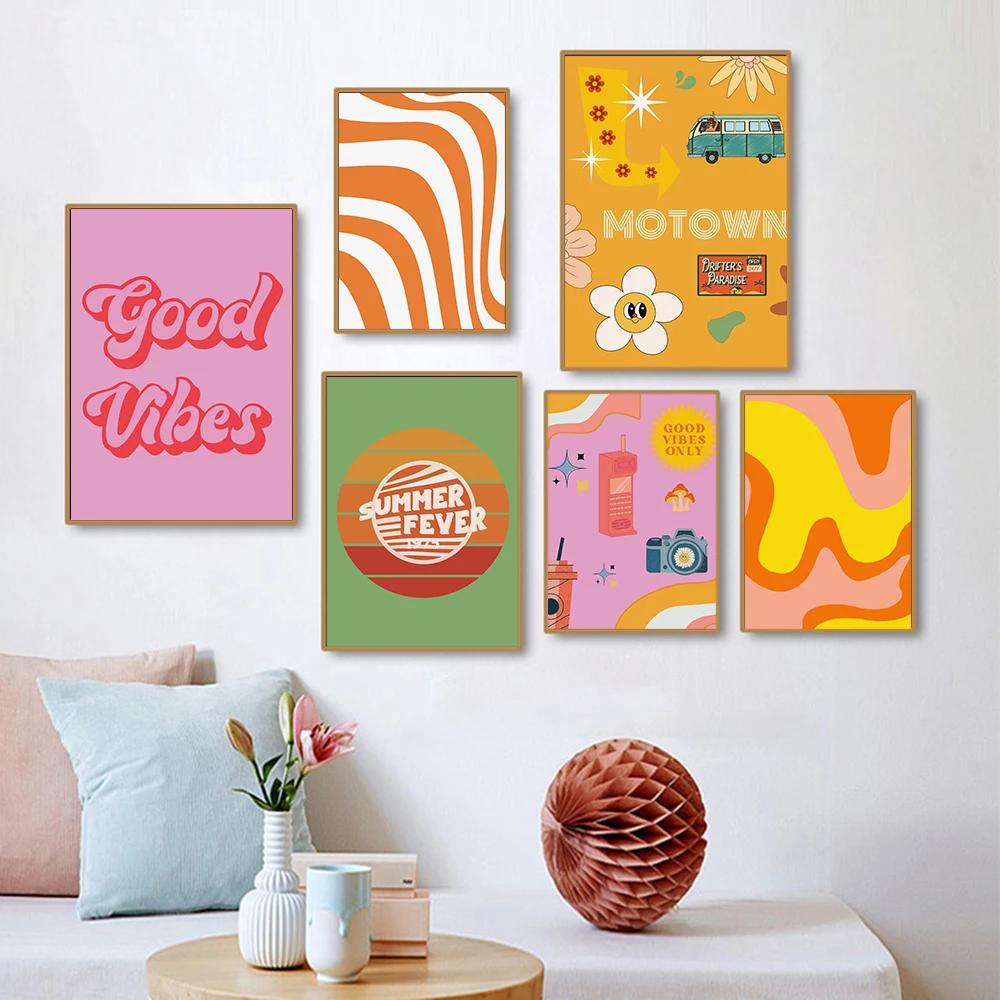 Kids Funky Wall Art Nordic Home Decor Funky Room Decor Funky Home