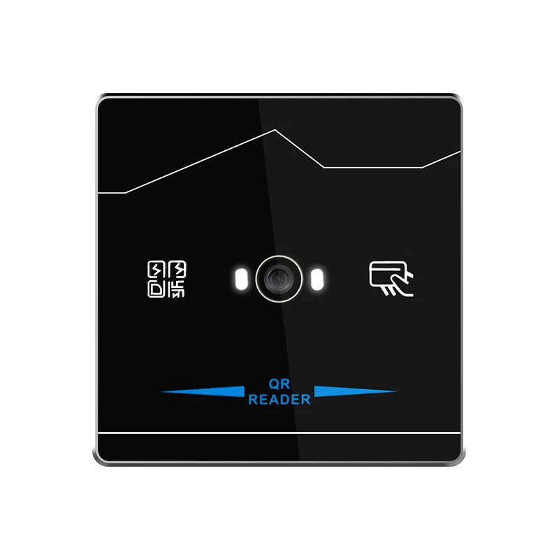 Embedded Static Dynamic QR Code RFID Card Reader, Wiegand/RS232/RS485/TTL Interface 13.56Mhz IC Card Access Control Card Reader