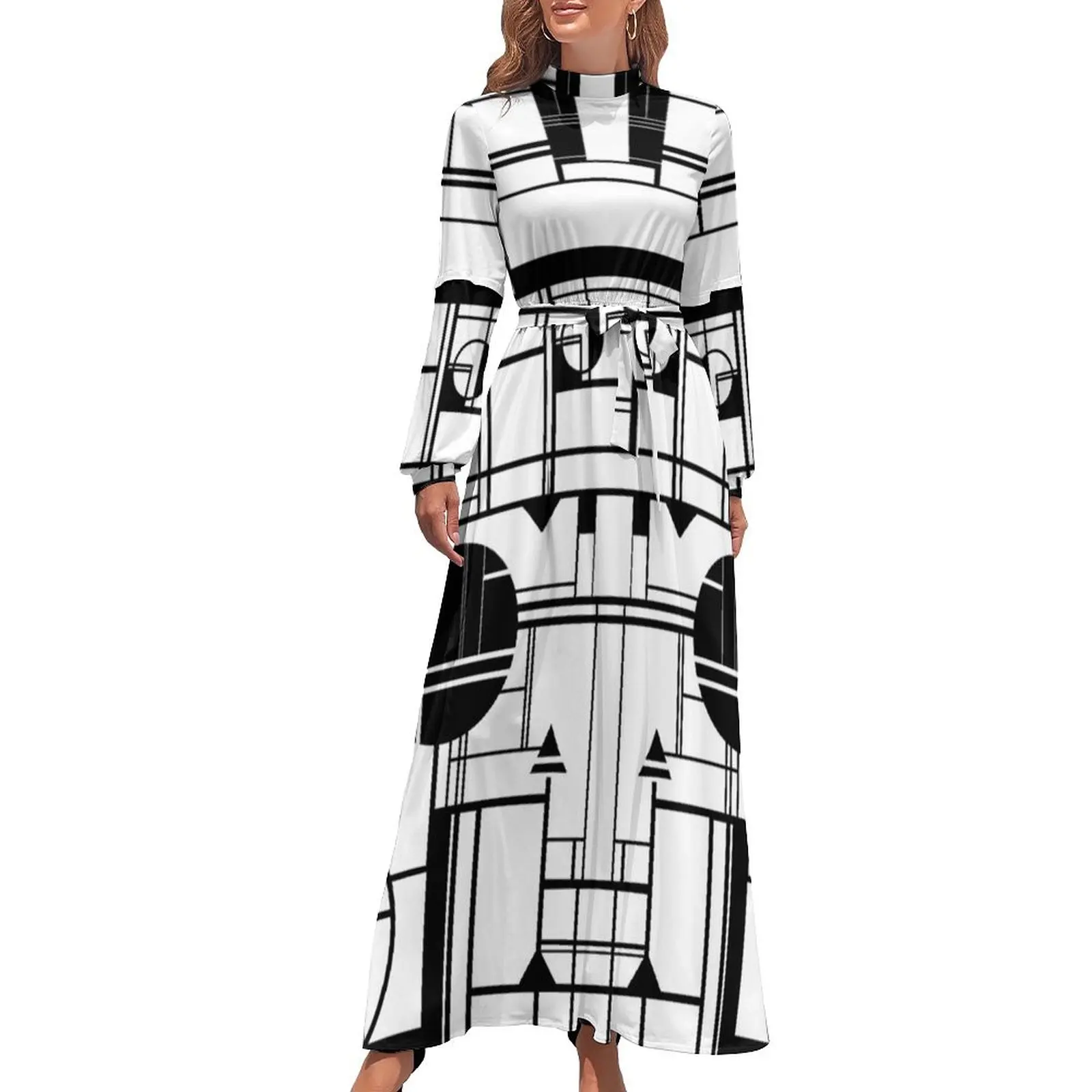 thumbnail image 1 of Vestido largo Prairie Pop Vestido de mujer Ropa elegante Vestido de fiesta para mujer 2024, 1 of 5