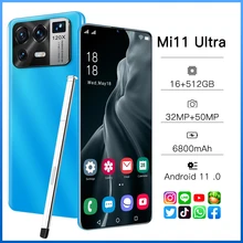 

2022 [World Premiere]Mi 11 Ultra 6.7 Inch Smartphone HD Screen 6800mAh 16+512GB Android 10 Unlocked 5G Mobilephone Support