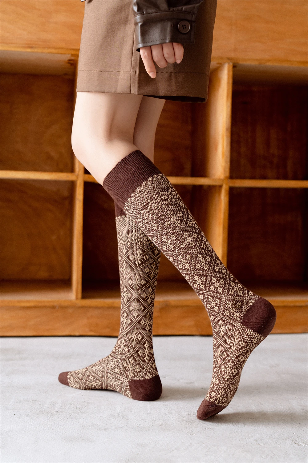 Retro Stockings Compression Women Socks British Socks Women Gyaru