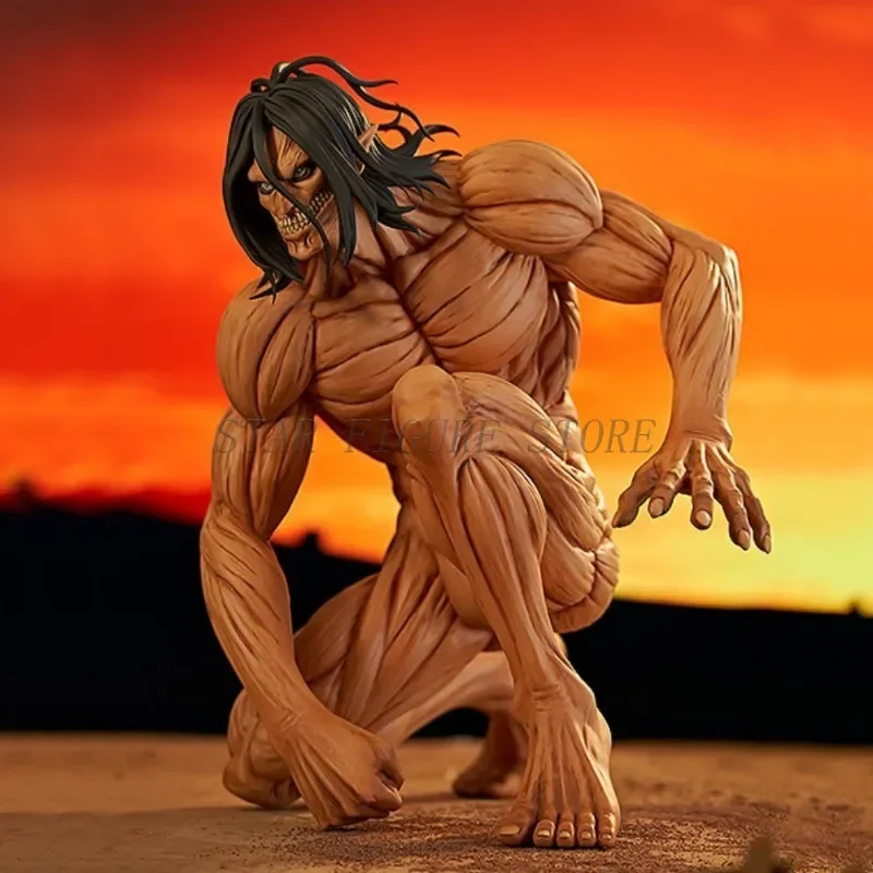 Eren & Levi Attack on Titan Action Figures - Founding Titan Collection, 15cm Decorative Figurines