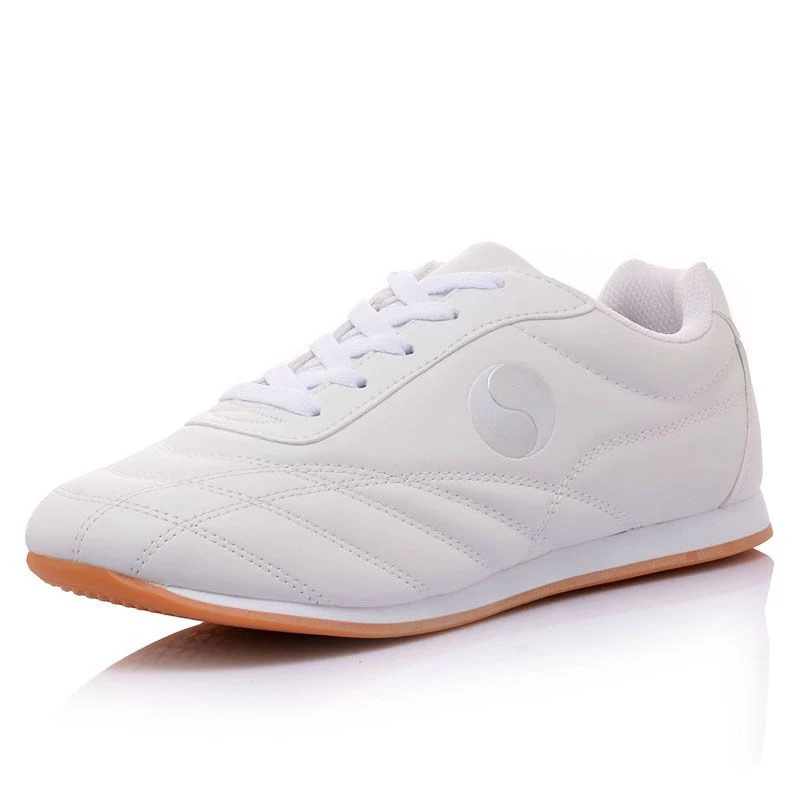 Chinese Kung Fu Shoes Martial Arts Shoes Leather Breathable Shaolin Taiji Karate Taekwondo Sneakers