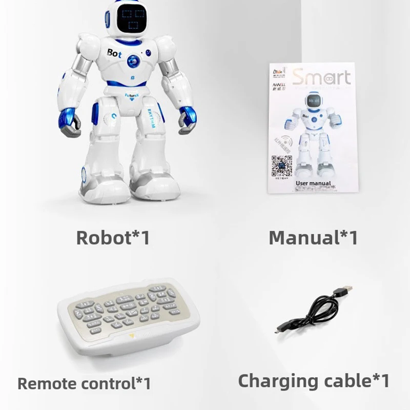 AI Intelligent remote control robot voice dialogue programming high-tech electric dance children's toy early childhood education