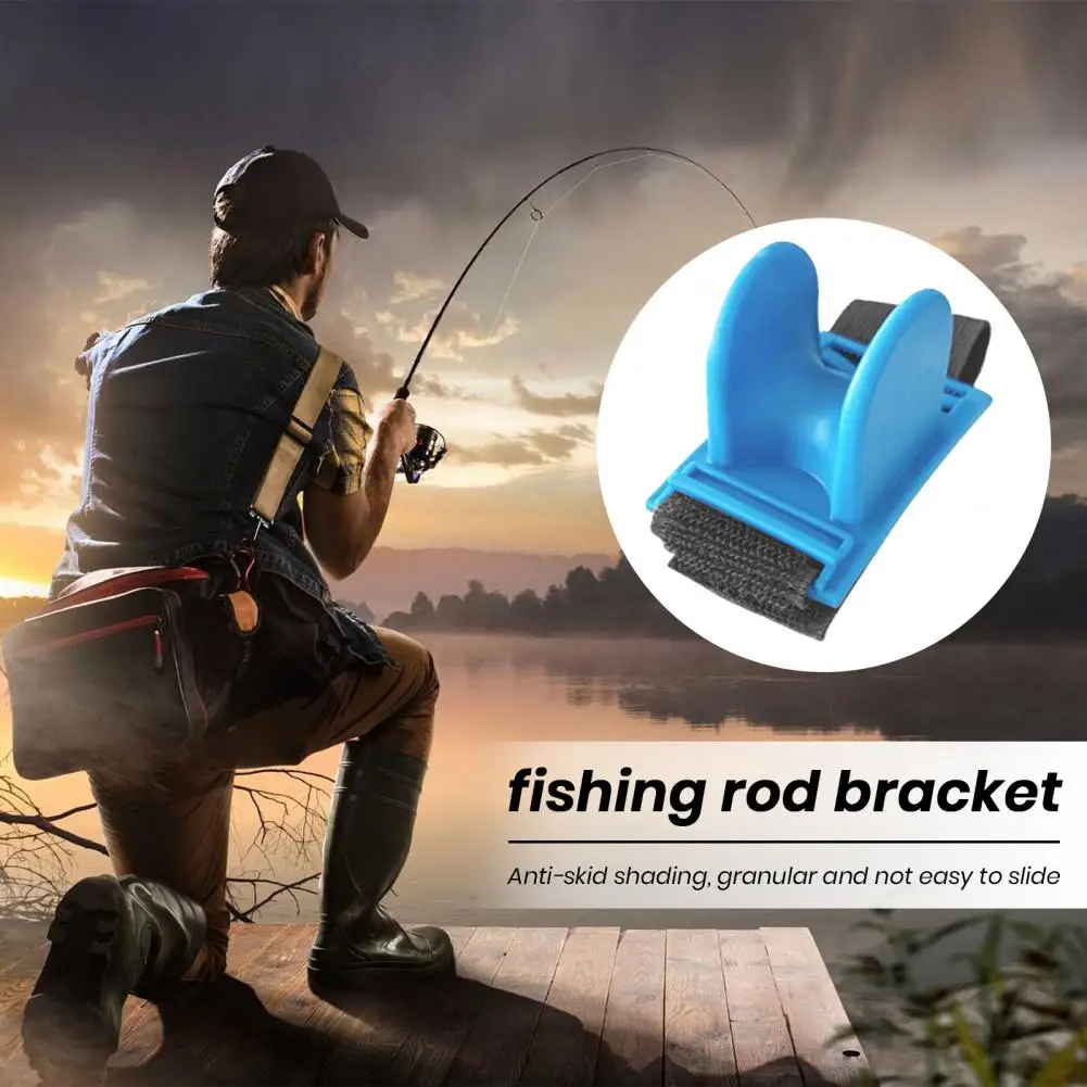 U-shaped Fishing Rod Holder with Fastener Tape Non-Slip Design