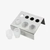7/8/21Holes Tattoo Ink Cup Holder Stand Tattoo Tool Pigment Black Container Makeup Accessories for Body Art Supplies 2