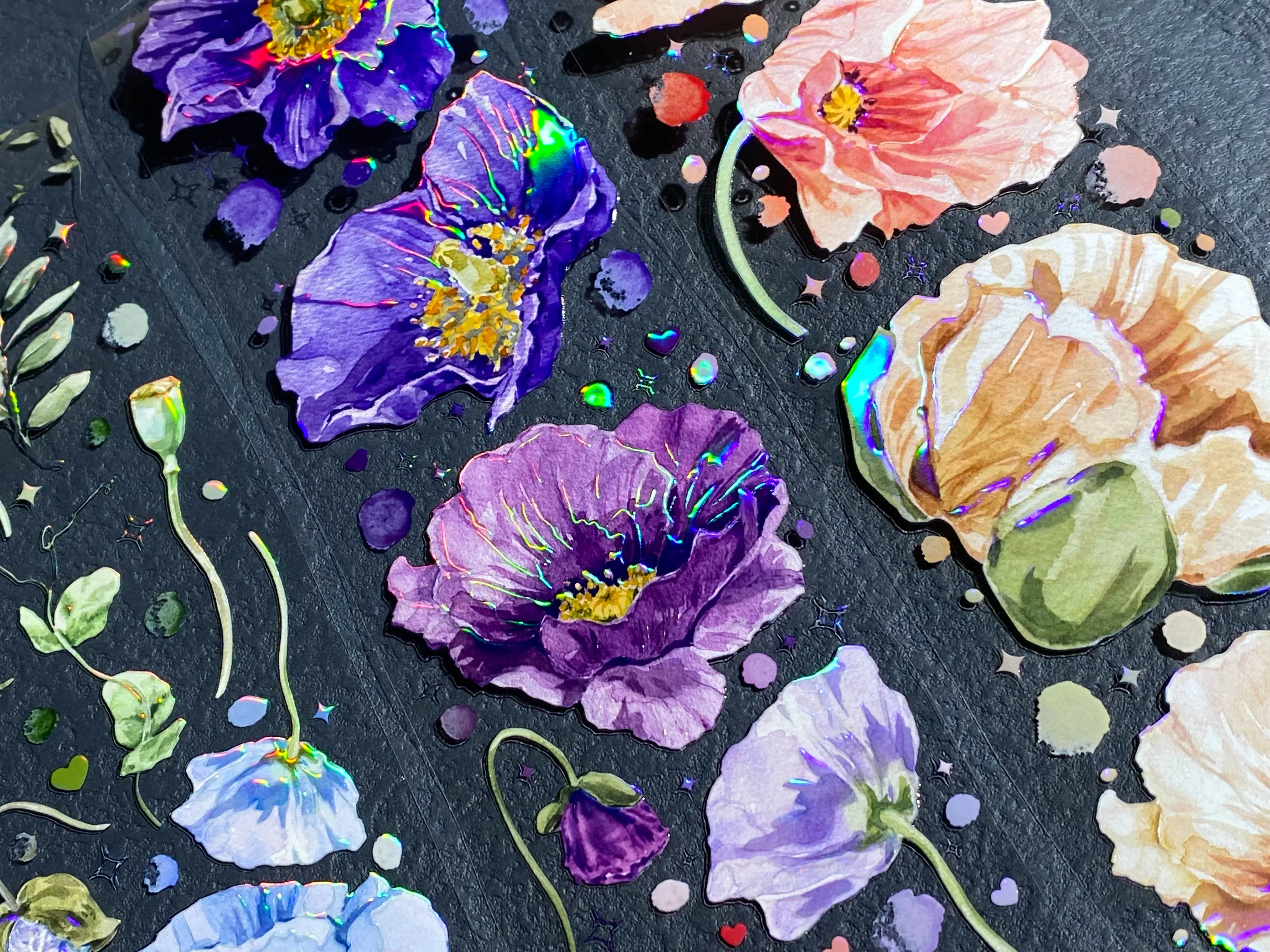 

Colorful Flower Shiny PET Tape Decoration