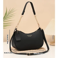 Faionable – sac à bandoulière décontracté pour femmes, sac à bandoulière Design tendance, sac sous les bras de printemps 2026, sacs à main en cuir PU souple de couleur 6