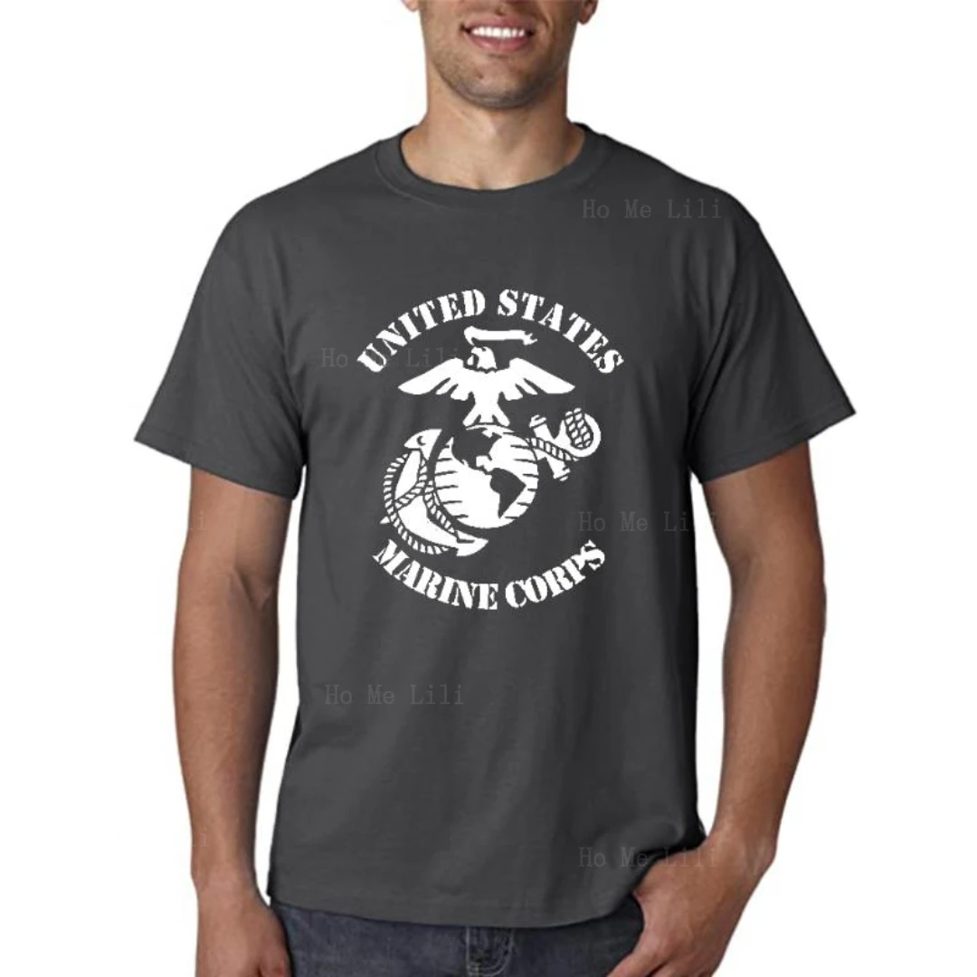 New 3Rd Marines United Usmc Navy John Wick Nero Di Alta Qualità Uomo Cotone Abbigliamento T-Shirt Ringer Graphics