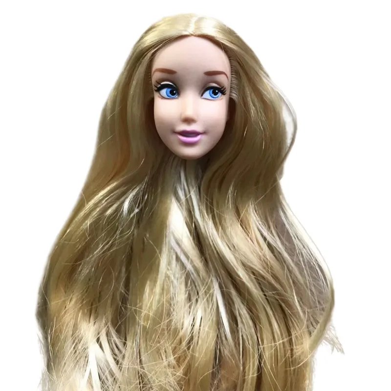 MENGF Neue Puppenköpfe Langes buntes Haar Puppenköpfe Mädchen Weiches Haar Puppendekorationen Gutes Make-up Chinesische klassische Mädchenpuppenfiguren – Detail 38