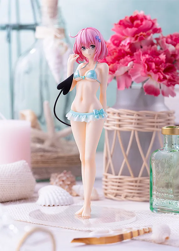 

2023 promotional price In stock Japanese original anime figure to love Momo Belia Deviluke swimsuit figure collectible model toy